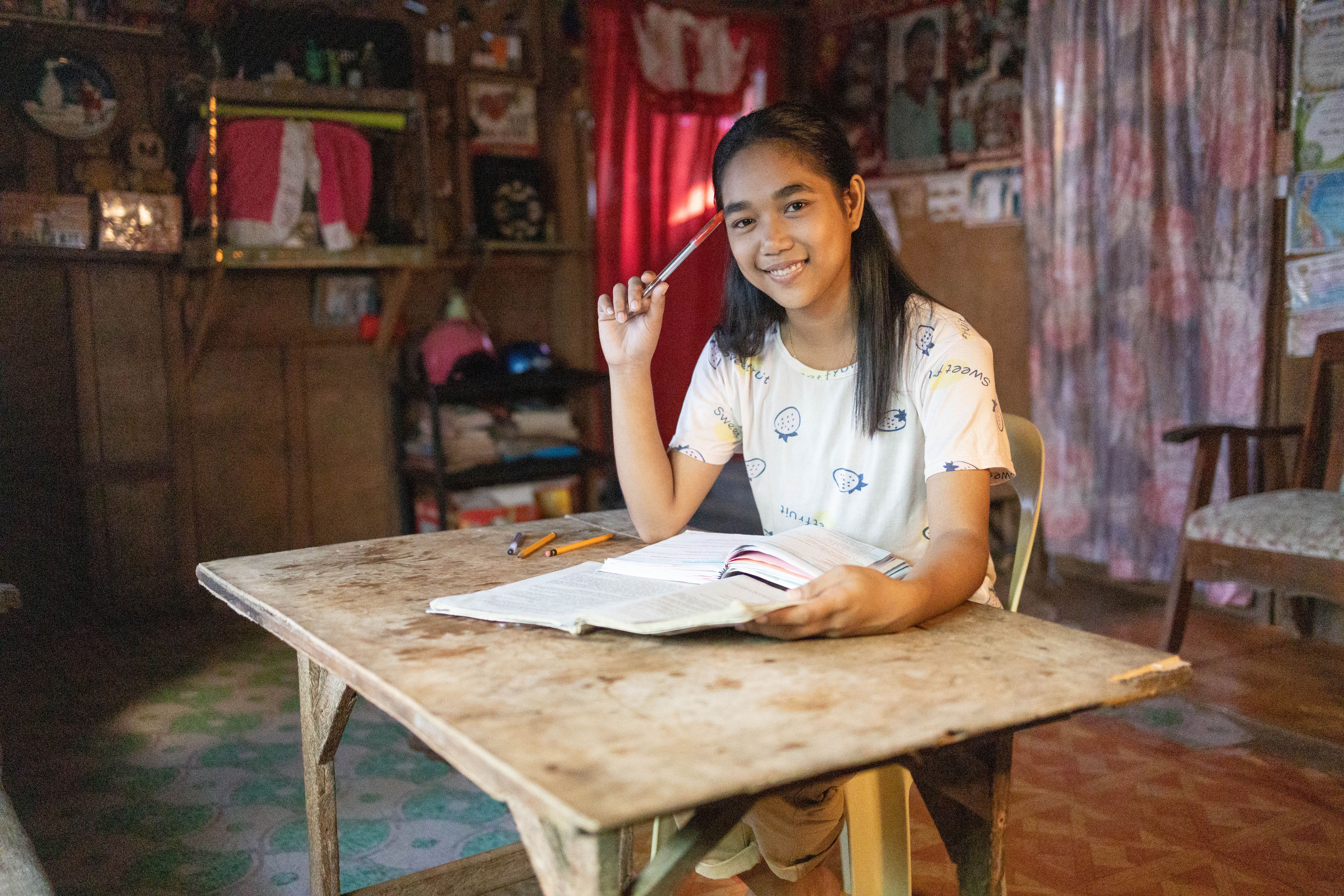 Compassion International breaks the cycle of poverty, one child at a time. 17 year old Resia is now a top student at her school.