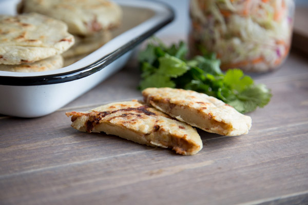 bean and cheese pupusas