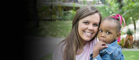 Sponsor with her sponsored child