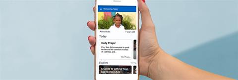 Compassion's mobile app