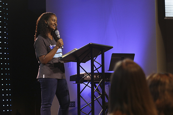 Young girl at Compassion Sunday